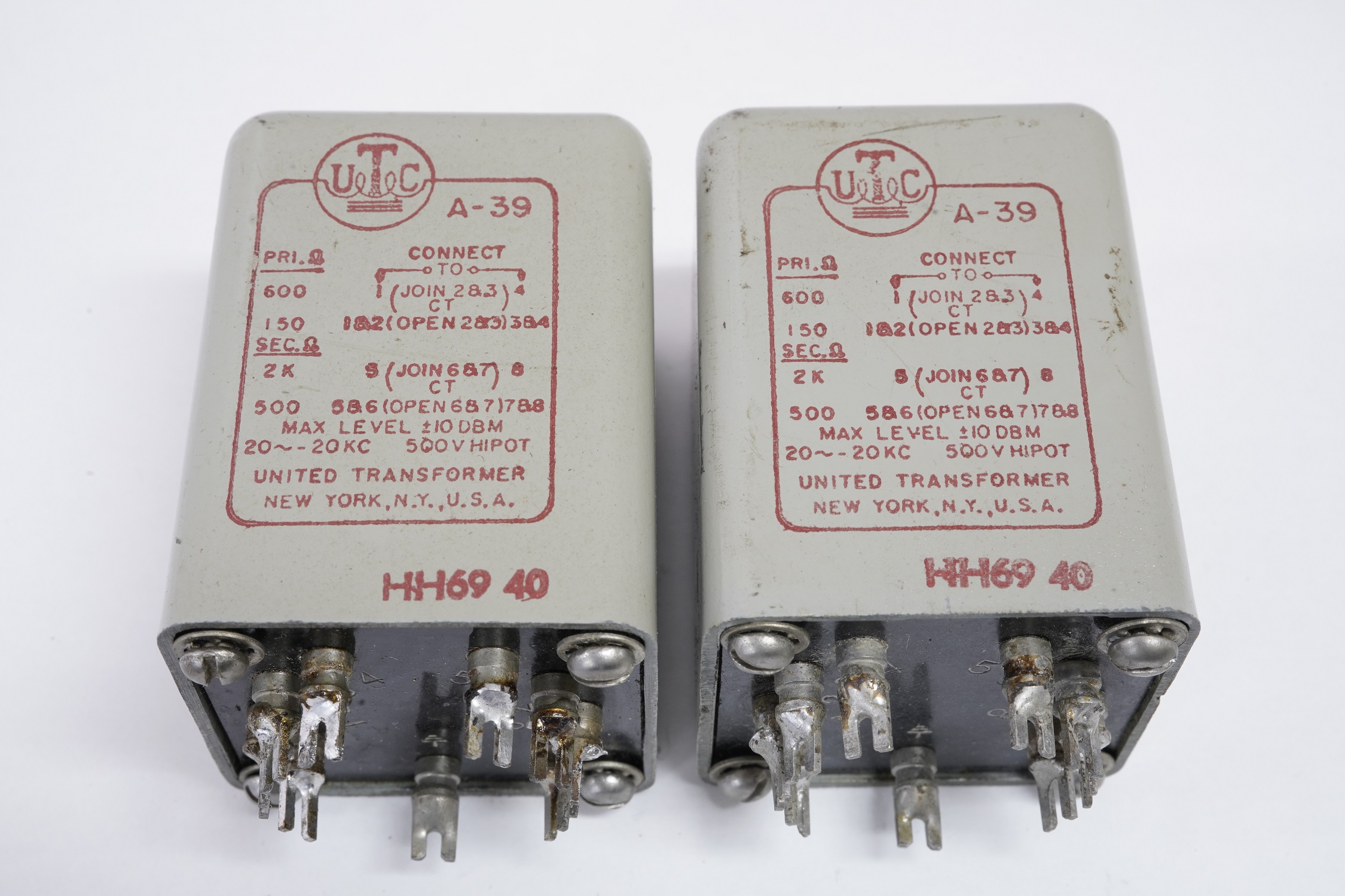 UTC LS-14 トランス ペア