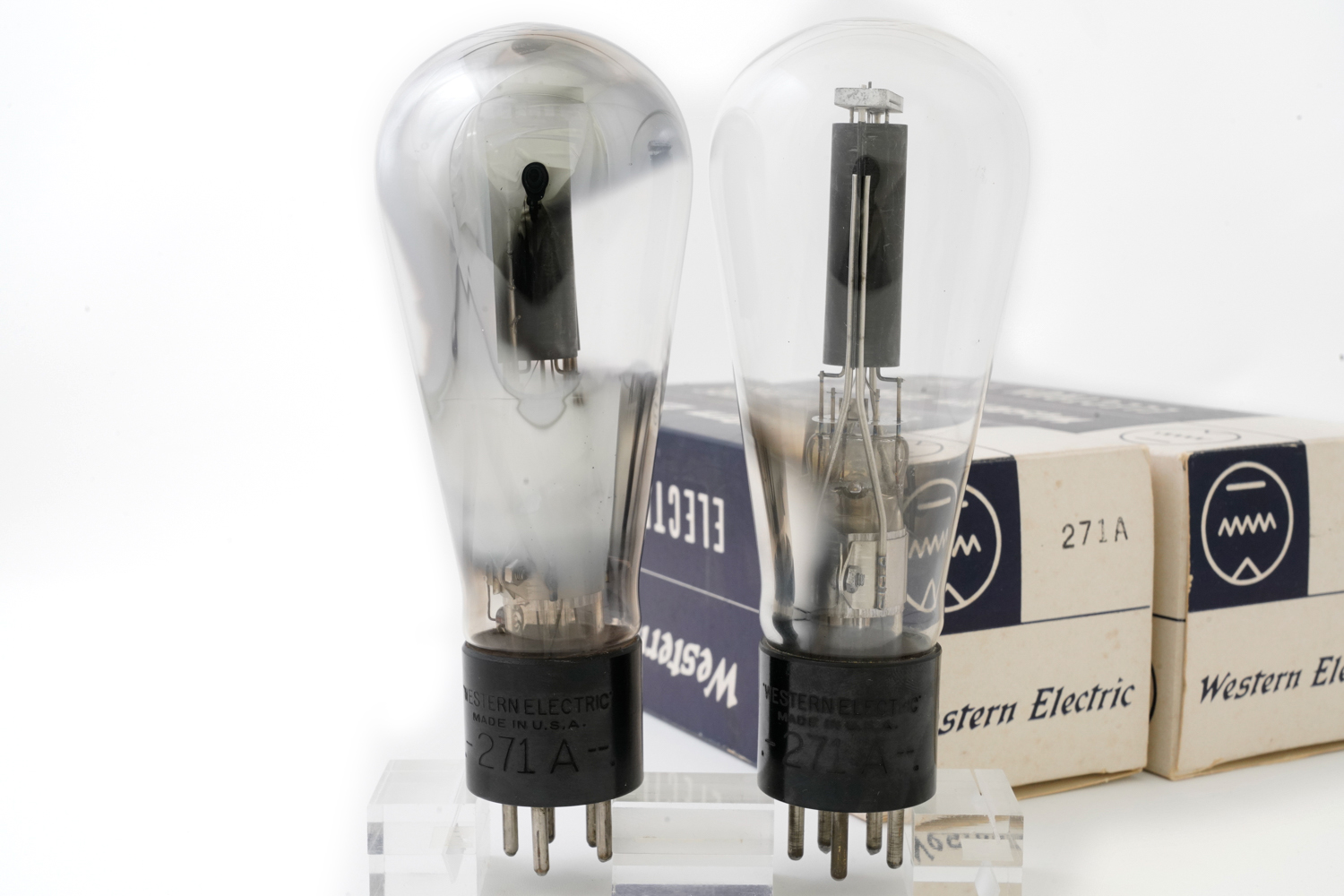 希少管271A Western Electric 刻印付き マッチドペア