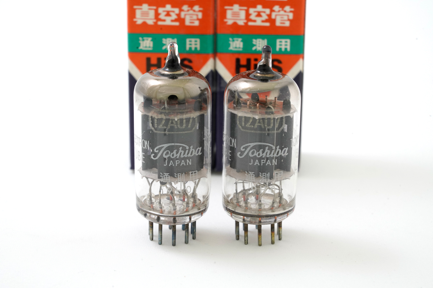 12AU7 東芝 Hi-S 通測用  NOS 2本1組