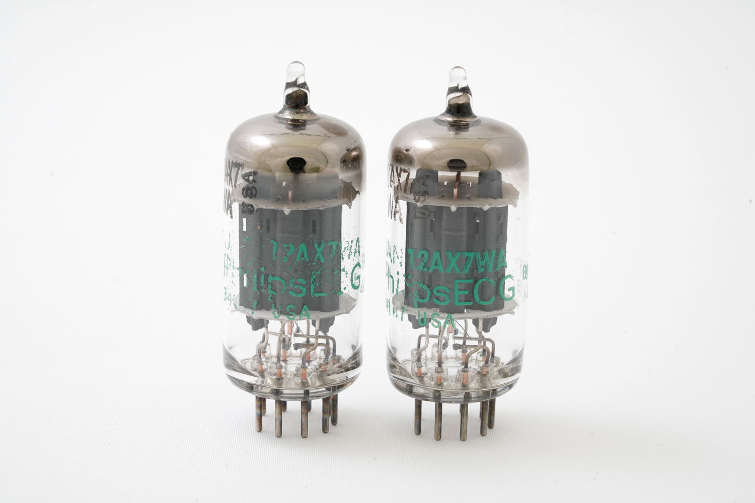 JAN 12AX7WA PHILIPS-ECG 2本1組