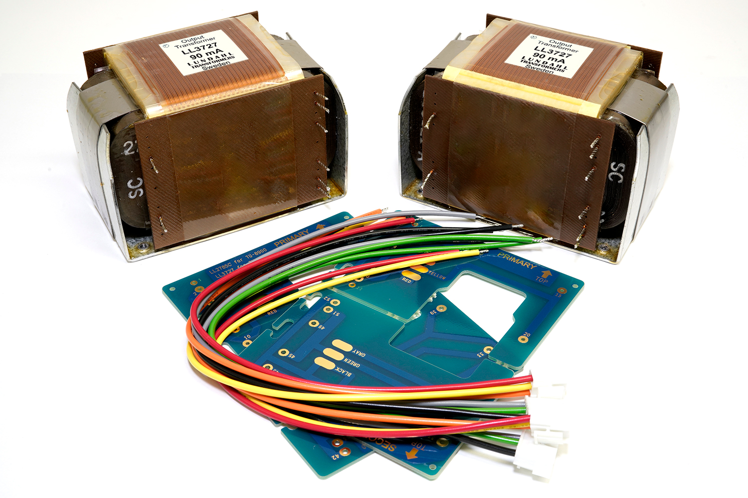 TU8850用　LUNDAHL出力トランス LL3727/90mA　ペア　載せ替えセット