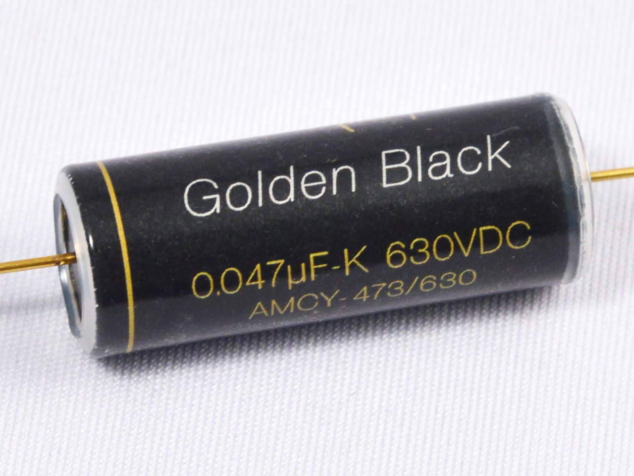 "Golden Black"　AMCY　0.047μF/630V　高音質　アルミ箔オイルコンデンサー