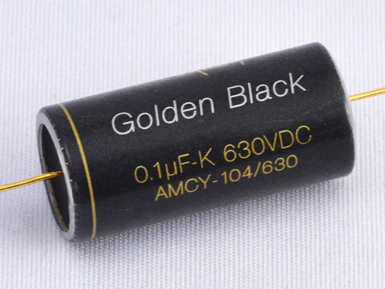 "Golden Black"　AMCY　0.1μF/630V　高音質　アルミ箔オイルコンデンサー