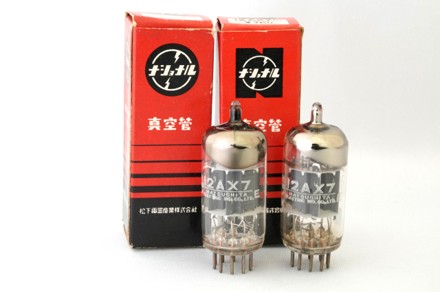 12AX7/ECC83 入荷です】12AX7/ECC83 ナショナル 松下 Tマーク付き 