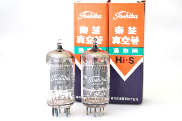 12AU7 東芝 Hi-S 通測用 NOS 2本1組
