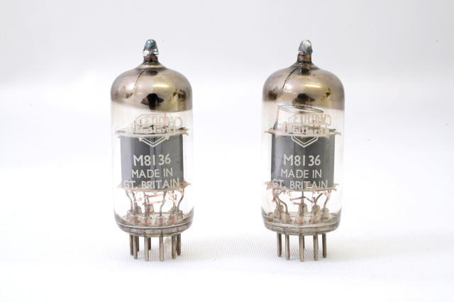 Millard CV4003 M8136 軍用品NOS テストのみ　選別品 M8136/CV4003 Mullard 2本1組