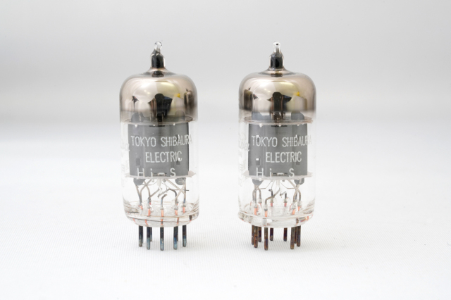 真空管 12AX7 元箱付 新品？ 2本 国産最高峰 東芝 通測用 HI-S 12AX7 東芝 Hi-S 通測用(NOS) 2本1組