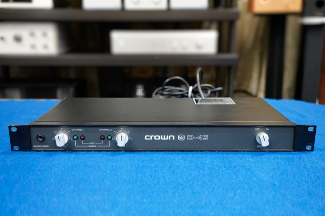 【中古】パワーアンプ Crown D-45