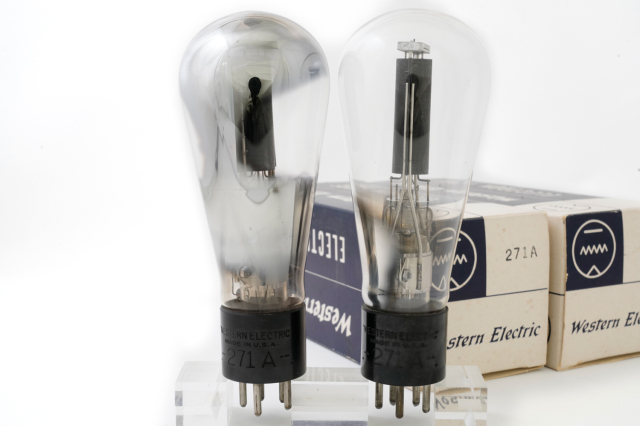 希少管271A Western Electric 刻印付き マッチドペア