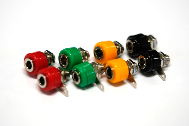 AJ-327 バナナプラグ用ターミナル 8個セット メッキなし