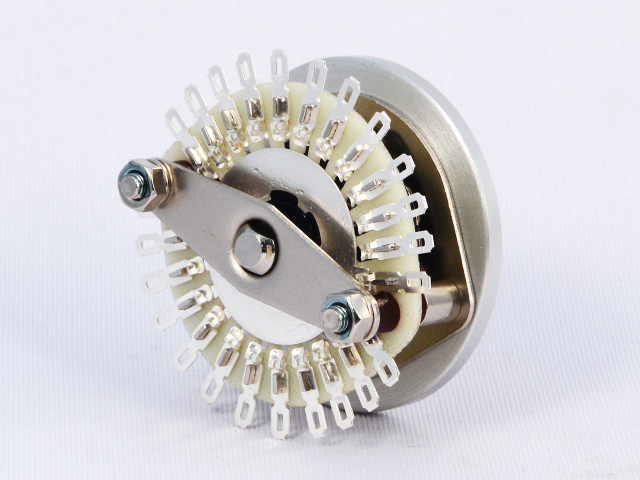 高信頼・高安定オーディオ用切替スイッチ　23接点1回路