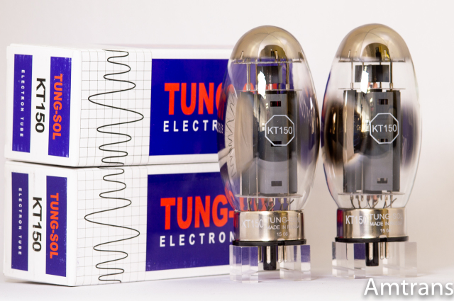 松田　Tung-Sol テクソル　KT150 マッチドクワッド TUNG-SOL KT150 Power Tubes Tetrode (Matched Quad) - Audiophonics