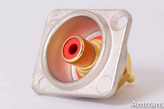 Neutrik NF2D RCAレセプタクル シルバー 赤,白あり