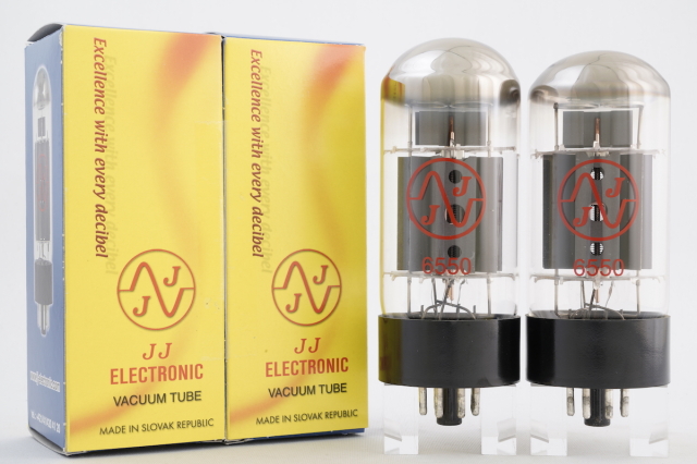 JJ Electronic ttube 6550A デッドストック　パワー管4本 JJ Electronic ttube 6550A デッドストック パワー管4本