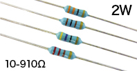 AMRT 2W [10-910Ω] オーディオ用カーボン皮膜抵抗器 E24系列