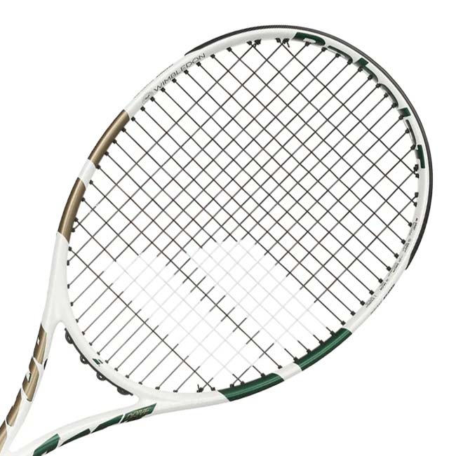 【10％OFFマジッククーポン対象】バボラ(Babolat) 2025 Boost Wimbledon ブースト ウィンブルドン (260g) 海外正規品 硬式テニスラケット 121259-100 WH×チャンピオングリーン(25y6m)[NC]