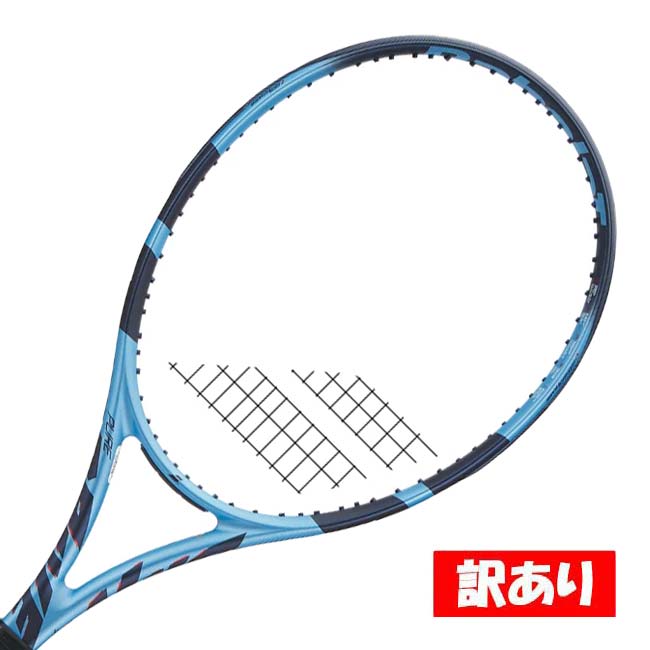 【訳あり】【0.5in Long】バボラ(Babolat) 2025 ピュアドライブ ＋ (300g) 海外正規品 硬式テニスラケット ※シュリンクフィルム無し※ 101553-100(25y1m)[NC]