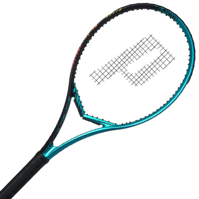 【11%OFFマジッククーポン対象】14×21のストリングパターン！！】プリンス(Prince) VORTEX 100 ボルテックス 100 (300g) 海外正規品 硬式テニスラケット 7T53R191-ブラック×ブルー(22y10m)[NC]