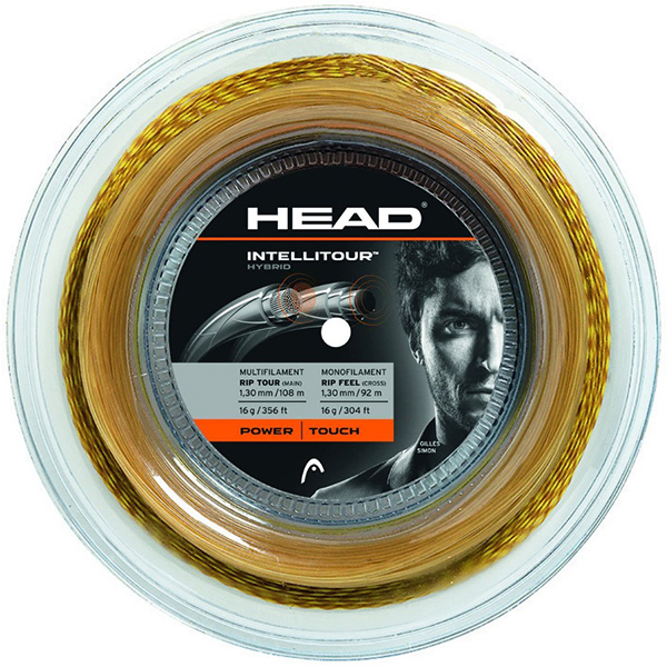 【ハイブリッド】ヘッド インテリツアー ロール (メイン108m クロス92m)硬式テニスガット(1.25mm／1.30mm)(Head INTELLITOUR)281012