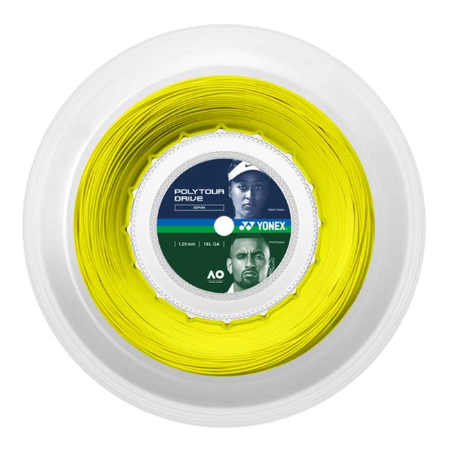 海外限定！強力スピン8角形ストリング】ヨネックス(YONEX) ポリツアー ドライブ 1.25mm 200Mロール 硬式テニス ポリエステルガット ※並行輸入品※ PTD125-2-557(24y10m)