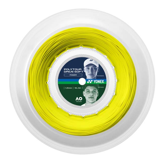 海外限定！強力スピン8角形ストリング】ヨネックス(YONEX) ポリツアー ドライブ ソフト 1.25mm 200Mロール 硬式テニス ポリエステルガット ※並行輸入品※ PTDS25-2-557(24y10m)