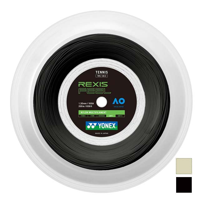 ヨネックス(YONEX) レクシスフィール (1.25mm／1.30mm) 200ｍロール 硬式テニス マルチフィラメントガット ※並行輸入品※ TRFL125-2／TRFL130-2(24y5m)
