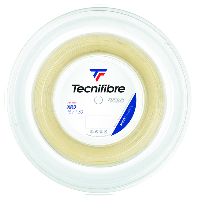 テクニファイバー(Tecnifibre) XR3(125／130) 200Mロール 硬式テニス マルチフィラメントガット