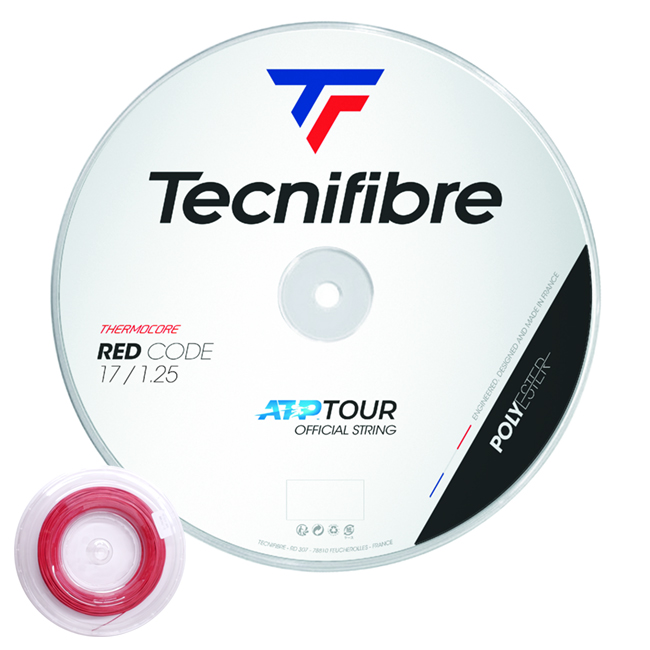 テクニファイバー(Tecnifibre) RED CODE レッドコード 200Mロール (120／125／130)硬式テニス ポエステル ガット