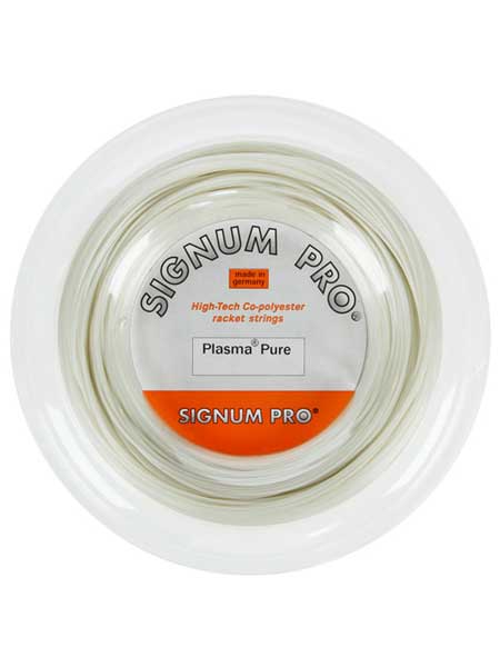 シグナムプロ プラズマ ピュア ホワイト(1.18／1.23／1.28／1.33mm)200Mロール 硬式テニス ポリエステルガット(SignumPro Plasma Pure)