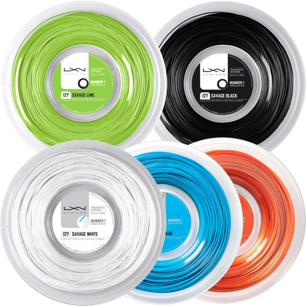 ルキシロン サベージ(1.27mm) 200Mロール 硬式テニスガット ポリエステルガットLuxilon 200ｍ roll strings