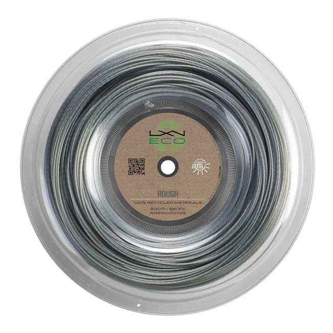 ルキシロン(Luxilon) ECO ROUGH 125 REEL エコ ラフ 125(1.25mm) 200Mロール 硬式テニス ポリエステルガット WR8310501125-グレー(23y10m)