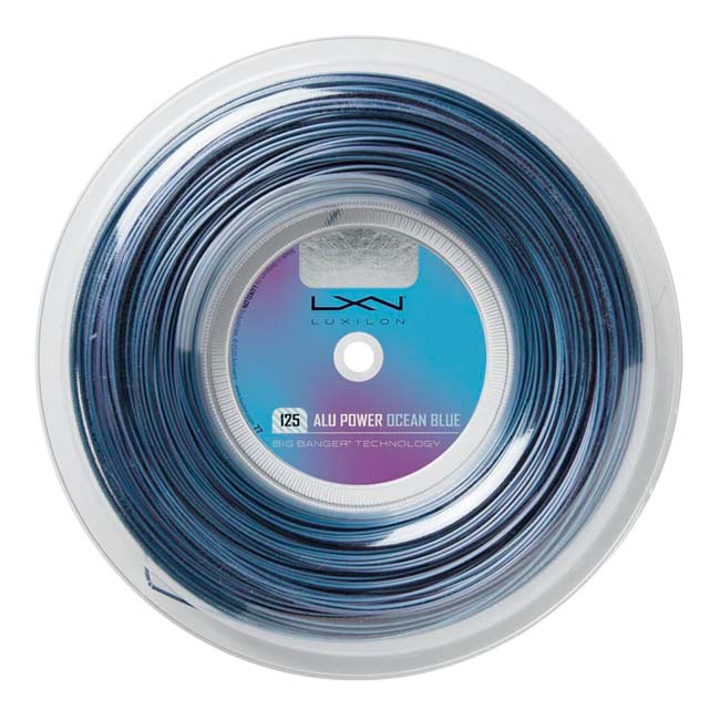 ルキシロン(Luxilon) ALU POWER OCEAN BLUE アルパワー オーシャンブルー 1.25mm 200Mロール 硬式テニス ポリエステルガット WR8309601125(23y3m)