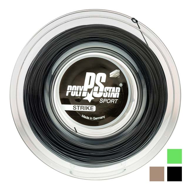 ポリスター(PolyStar) STRIKE ストライク (1.25／1.30／1.35mm) 200Mロール 硬式テニス ポリエステル ガット (15y9m)