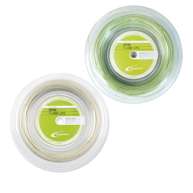 イソスピード ピラミッド(1.30mm) 200Mロール 硬式テニスガット ポリエステルガット(Isospeed Pyramid )200ｍ roll strings 501689