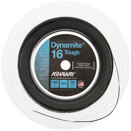 アッシャウェイ(ASHAWAY) ダイナマイト16タフ(1.30mm) 110Mロール 硬式テニス マルチフィラメントガット(17y5m)