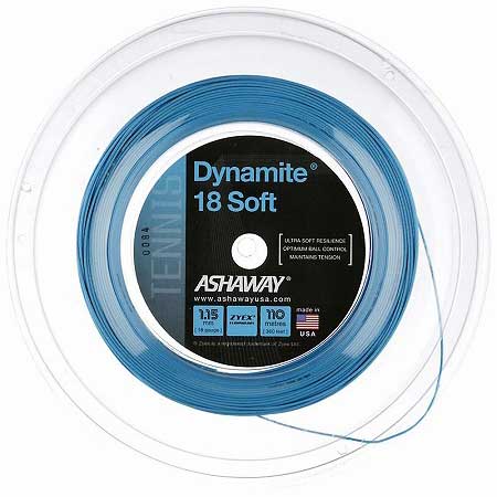 アッシャウェイ(ASHAWAY) ダイナマイト18ソフト(1.15mm) 110Mロール 硬式テニス マルチフィラメントガット(17y5m)