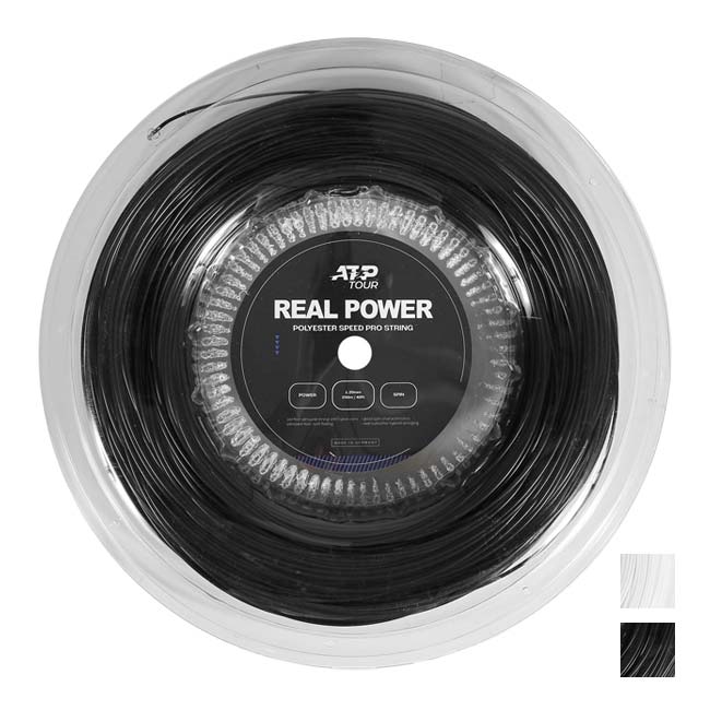 ATP TOUR REAL POWER リアルパワー (1.20mm／1.25mm) 200Mロール 硬式テニス ポリエステルガット ATP260027／ATP260029(24y1m)
