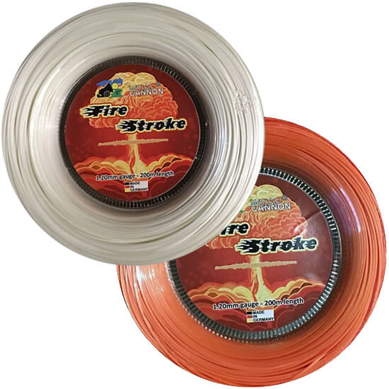 WEISS CANNON(ヴァイスカノン) ファイアーストローク 17(1.20mm) 200Mロール 硬式テニス ポリエステルガット (19y4m)ウエスキャノン