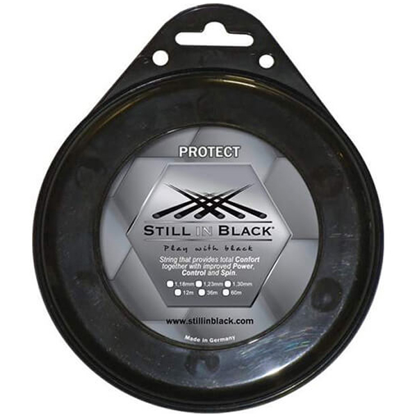 スティル イン ブラック(STILL IN BLACK) プロテクト(1.18mm／1.23mm／1.30mm)200Mロール 硬式テニス ポリエステル ガット PROTECT
