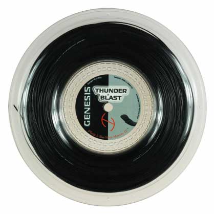 ジェネシス(GENESIS) サンダーブラスト(1.30mm)200Mロール 硬式テニス マルチフィラメントガット(17y5m)