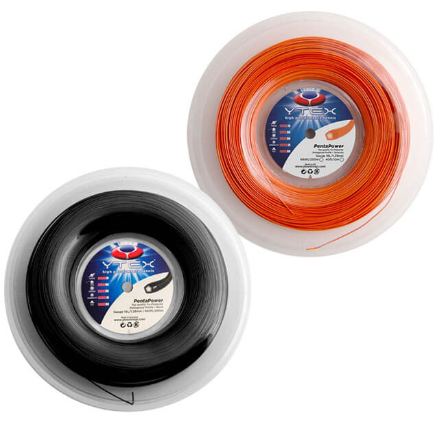 YTEX(ワイテックス) ペンタパワー 1.25mm／1.28mm 200Mロール 硬式テニスポリエステルガット (19y6m)