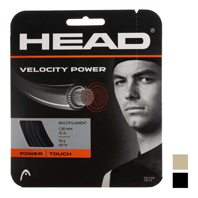 「単張パッケージ品」ヘッド(HEAD) VELOCITY POWER MLT ベロシティ パワー マルチ (125／130) 硬式テニス マルチフィラメントガット 281613(24y10m)