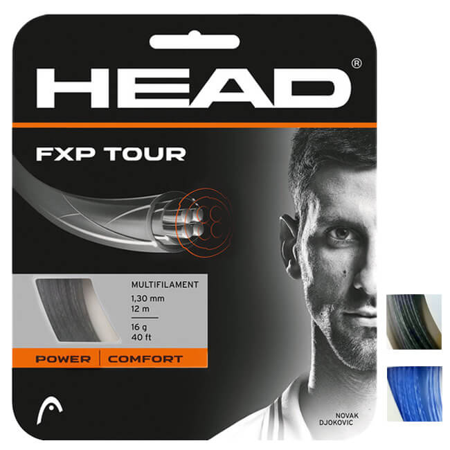 [単張パッケージ品]ヘッド(HEAD) FXP TOUR (エフエックスピー ツアー) (17／1.25mm 16／1.30mm) 硬式テニスストリングマルチフィラメントガット 281202(20y3m)
