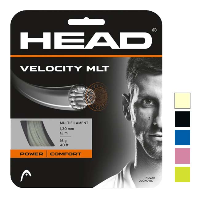 [単張パッケージ品]ヘッド(HEAD) ベロシティMLT Velocity MLT(125／130)硬式テニスストリングマルチフィラメントガット 281404