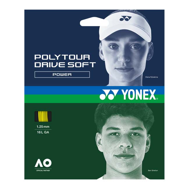 【国内未発売モデル】【単張パッケージ品】ヨネックス(YONEX) ポリツアードライブ ソフト 1.25mm 硬式テニス ポリエステルガット ※並行輸入品※ PTGDS125(24y10m)