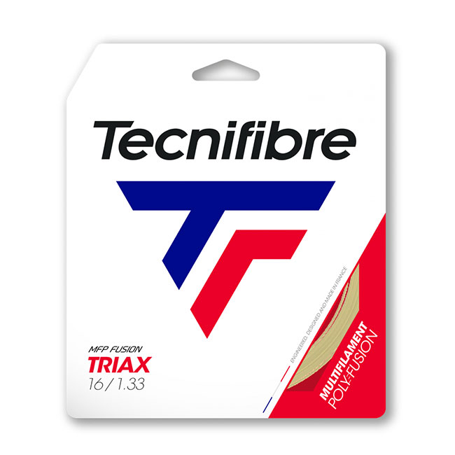 【単張パッケージ品】テクニファイバー(Tecnifibre) TRIAX トライアックス (1.28mm／1.33mm／1.38mm) 12M 硬式テニス マルチフィラメントガット 01GTR(20y8m)