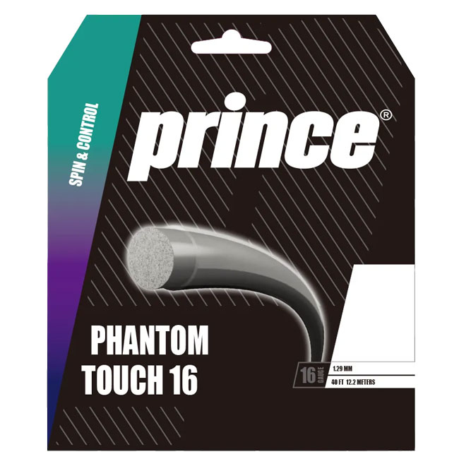 「単張パッケージ品」プリンス(Prince) PHANTOM TOUCH ファントムタッチ 1.29mm／1.24mm／1.19mm 硬式テニス ポリエステルガット 7JJ039／7JJ040／7JJ041-234(21y11m)