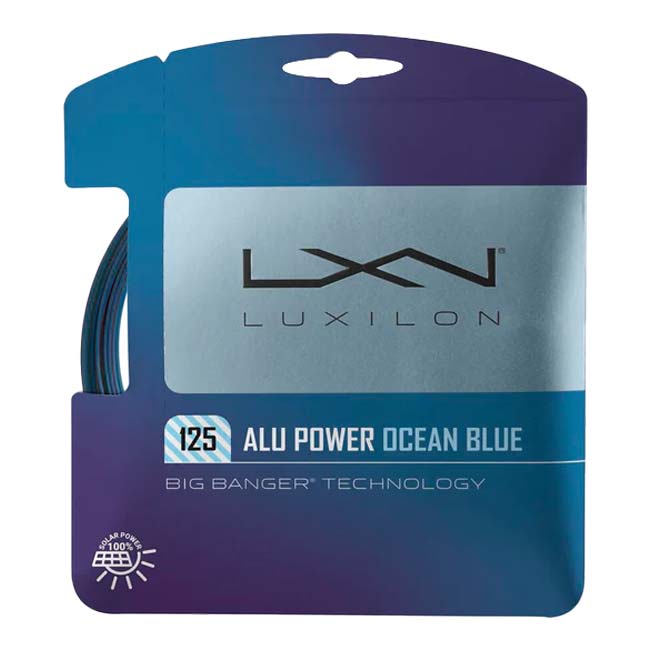 「単張パッケージ品」ルキシロン(Luxilon) ALU POWER OCEAN BLUE アルパワーオーシャンブルー 125 SET 硬式テニス ポリエステルガット WR8309501125(23y3m)