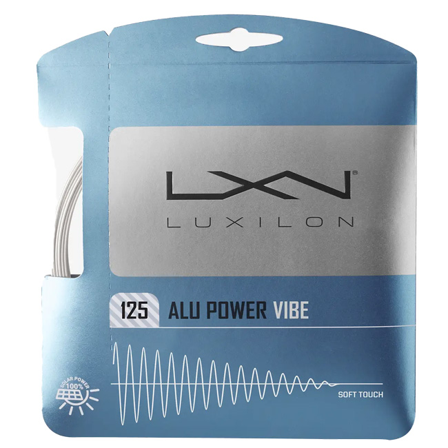 【単張パッケージ品】ルキシロン(Luxilon) ALU Power アルパワー バイブ 125 硬式テニス ポリエステルガット WR8306801125-ホワイトパール(22y4m)