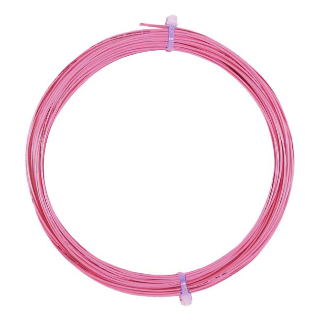 【お試し12Mカット品】ポリファイバー(Polyfibre) AGGRO アグロ 1.20／1.25mm ピンク 硬式テニス ポリエステルガット(26y3m)